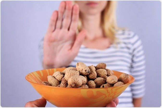 Peanut allergy. Image Credit: Albina Glisic / Shutterstock
