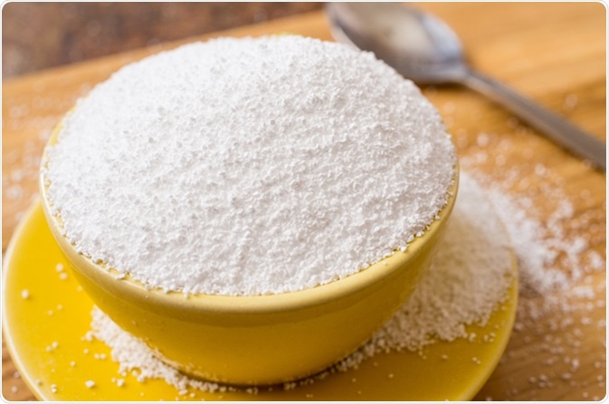 Cup of sorbitol, a natural sweetener. Image Credit: Photosiber / Shutterstock