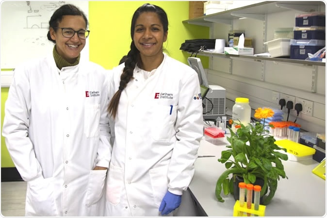 Dr. Nicola Patron and Dr. Melissa Salmon, EI. Image Credit: Earlham Institute (EI)