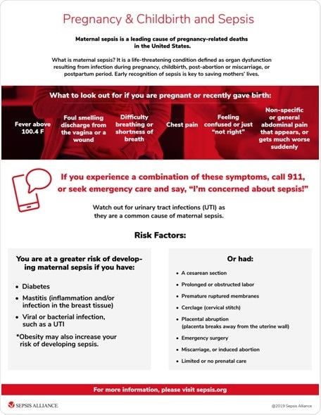 Sepsis Alliance launches Maternal Sepsis Day to raise awareness and save lives