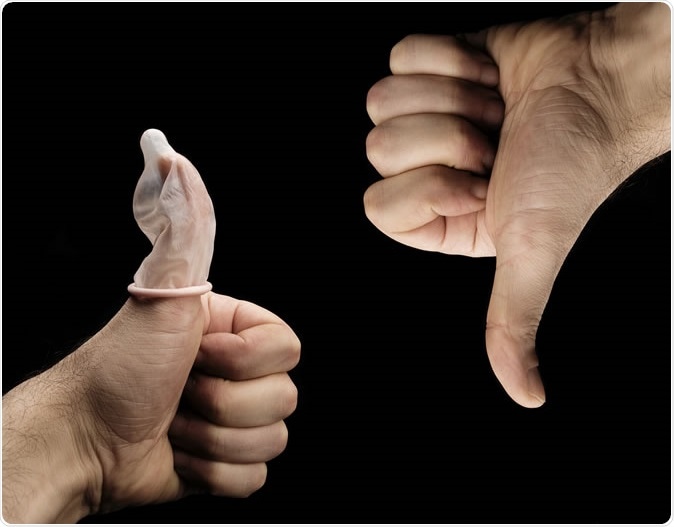 Safe sex message. Image Credit: keko64 / Shutterstock