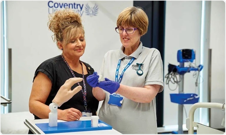 Coventry University professor develops new medical simulator for delivering blood glucose training