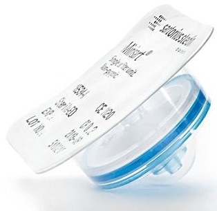 Syringe filters for use from medical devices to cell culturing