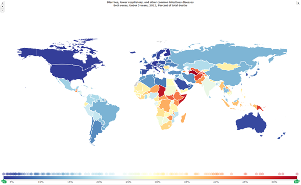 Common Infection Prevalence By Country