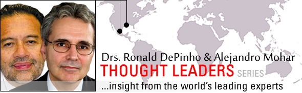 Ronald DePinho and Alejandro Mohar ARTICLE IMAGE