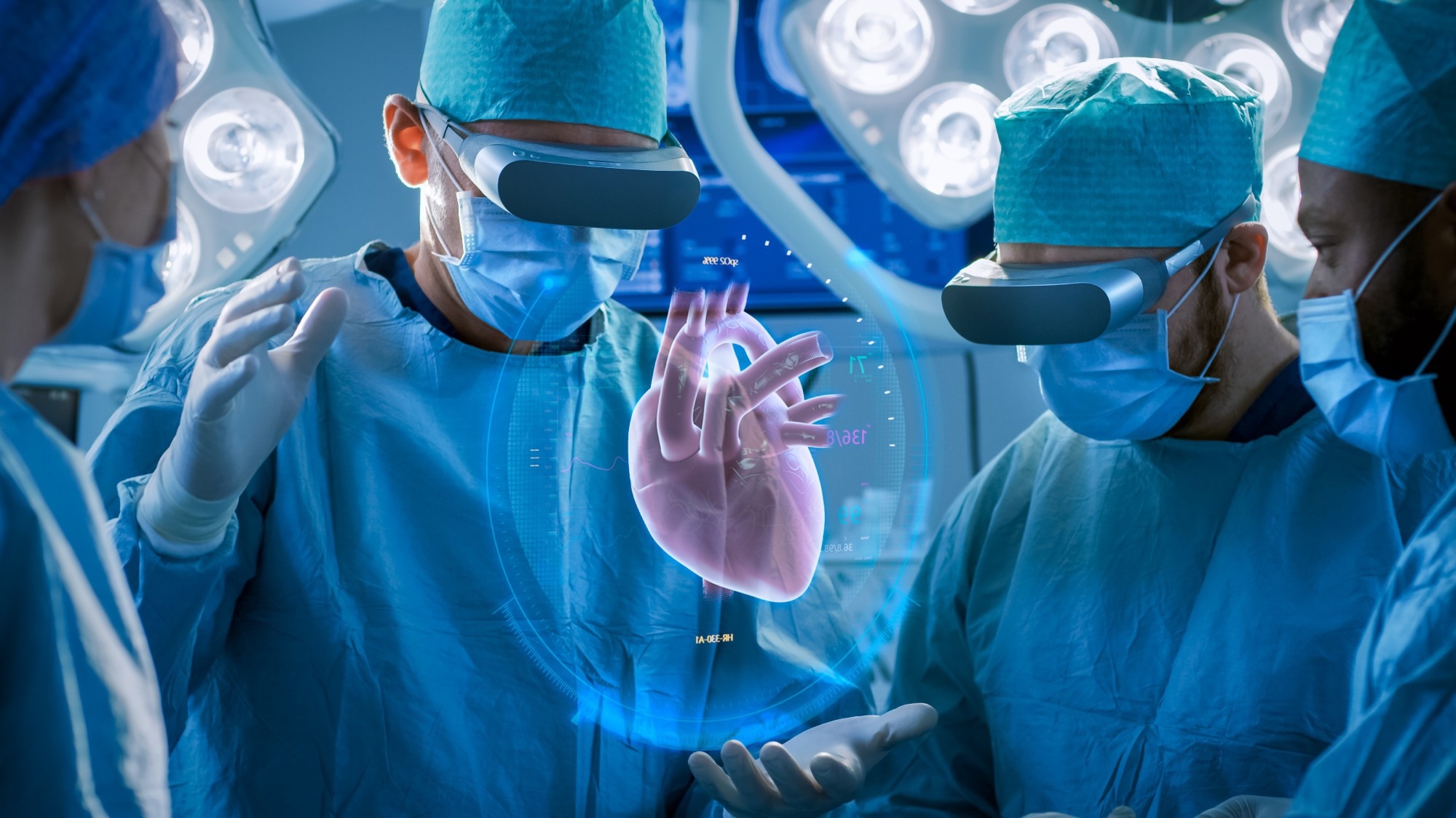 Surgeons Perform Heart Surgery Using Augmented Reality Technology.