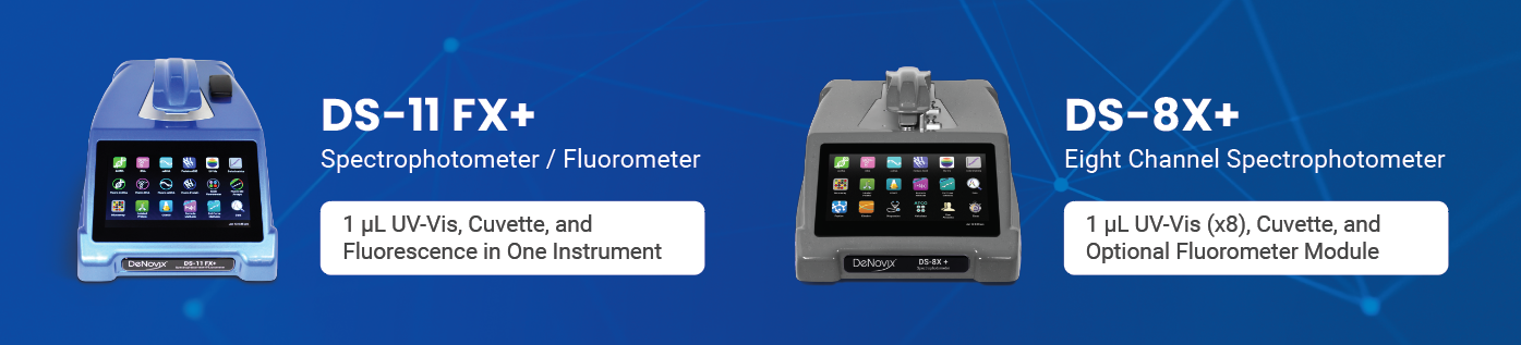 Infographic on the DS-8X+ and the DS-11 FX+
