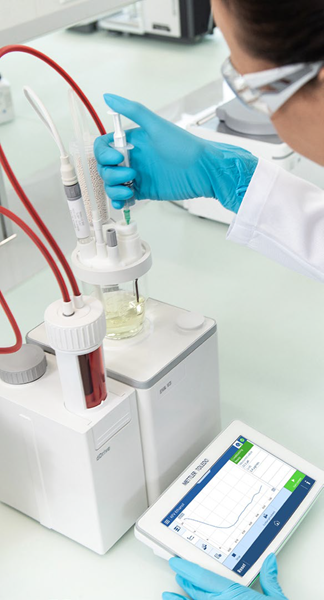 KF titration in pharmaceuticals