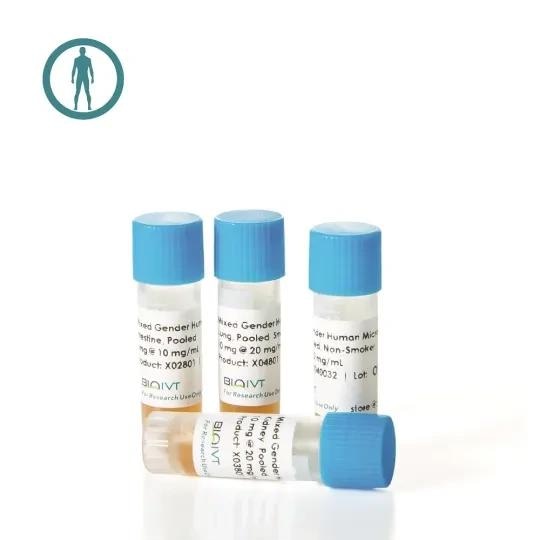 Human microsomes for reaction phenotyping