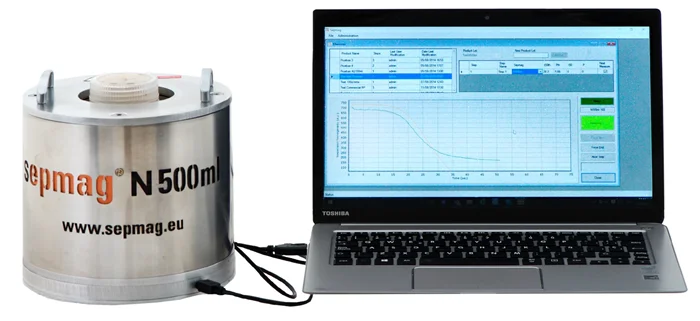 Large volume of magnetic bead separations with SEPMAG® N