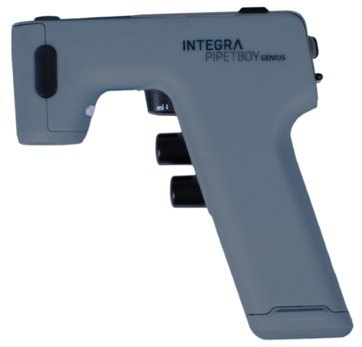 Dispense serological pipet volumes repeatedly with the PIPETBOY GENIUS