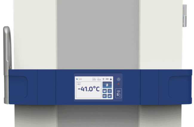 F501 plasma storage freezer for reliable blood component preservation