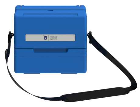 Temperature-controlled blood transport boxes for safe medical use