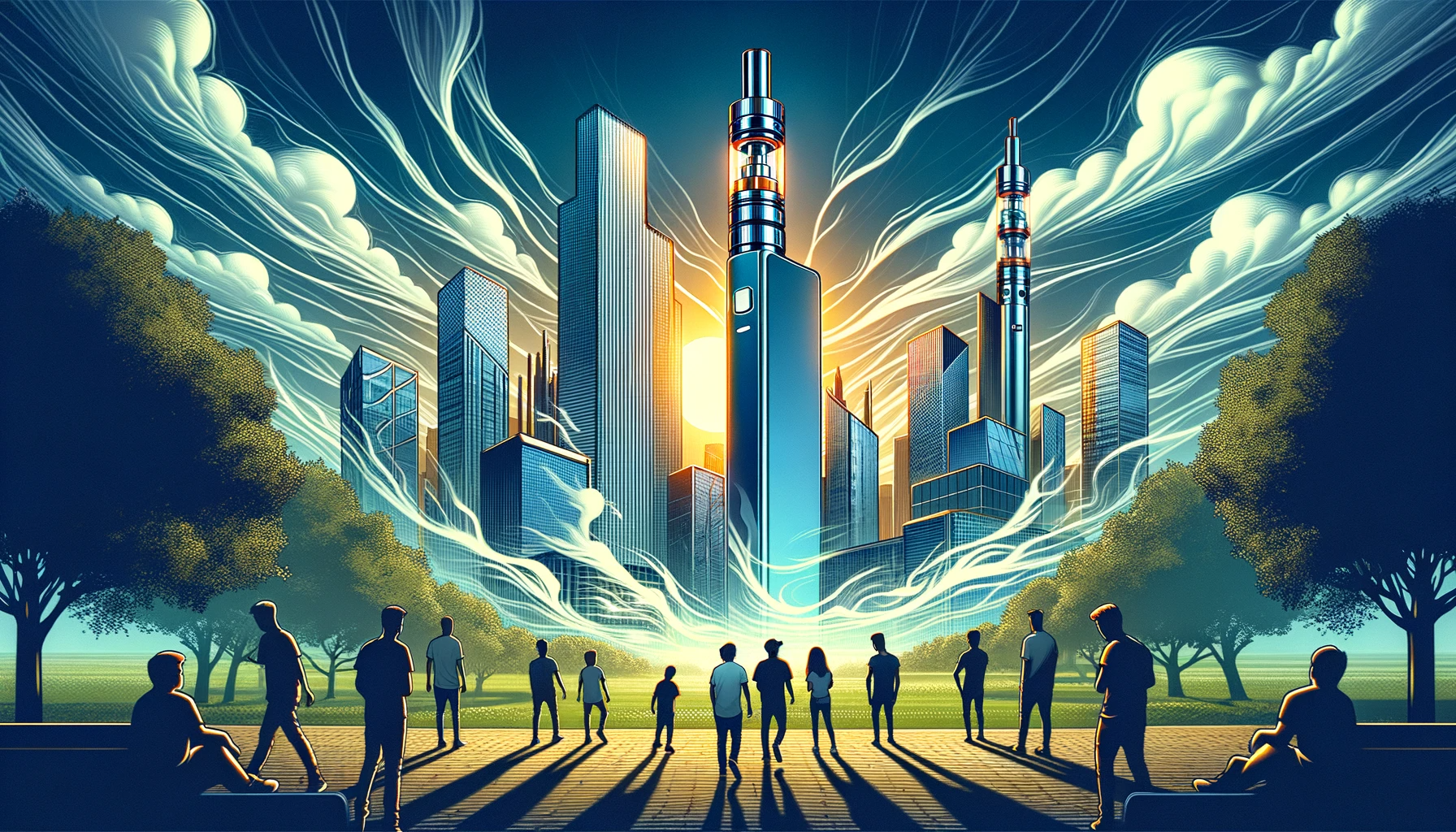 Study: Exposure to e-cigarette advertising and young people’s use of e-cigarettes: A four-country study. Image Credit: Created with the assistance of DALL·E 3