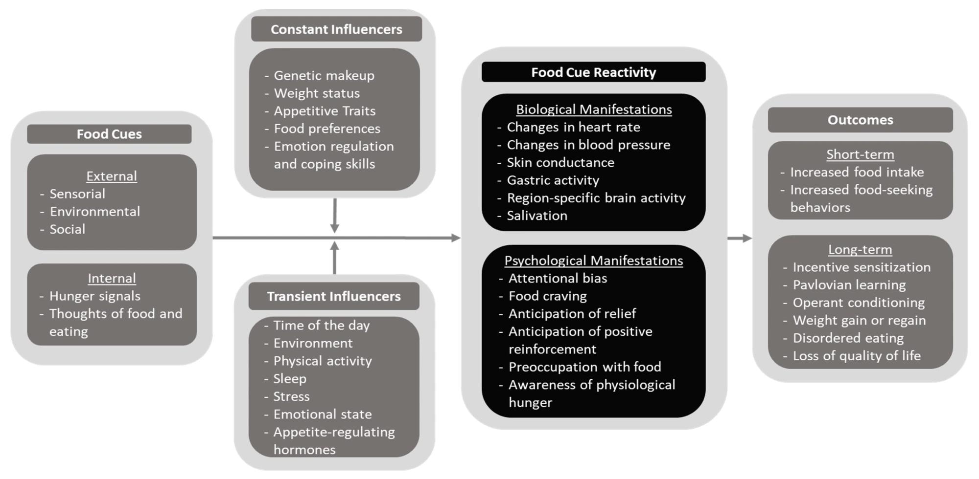 The CIRO model of food cue reactivity.