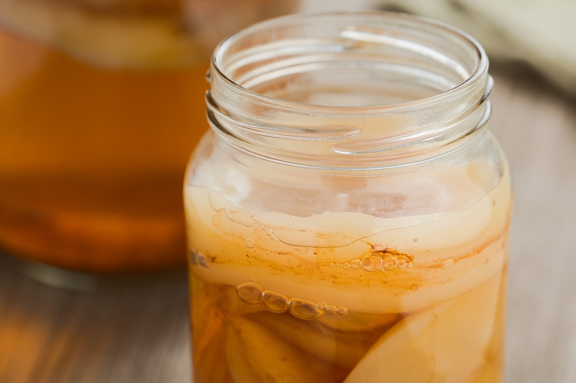 Homemade black tea kombucha. Image Credit: Ildi Papp / Shutterstock. Study: Regular Consumption of Black Tea Kombucha Modulates the Gut Microbiota in Individuals with and without Obesity